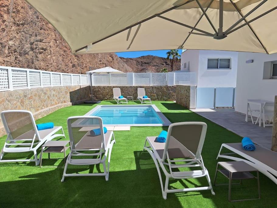 Malibu Mogan Secret Pool Villa - Piscina Privada Y Climatizada - Exclusive Heated Pool La Playa de Tauro Dış mekan fotoğraf