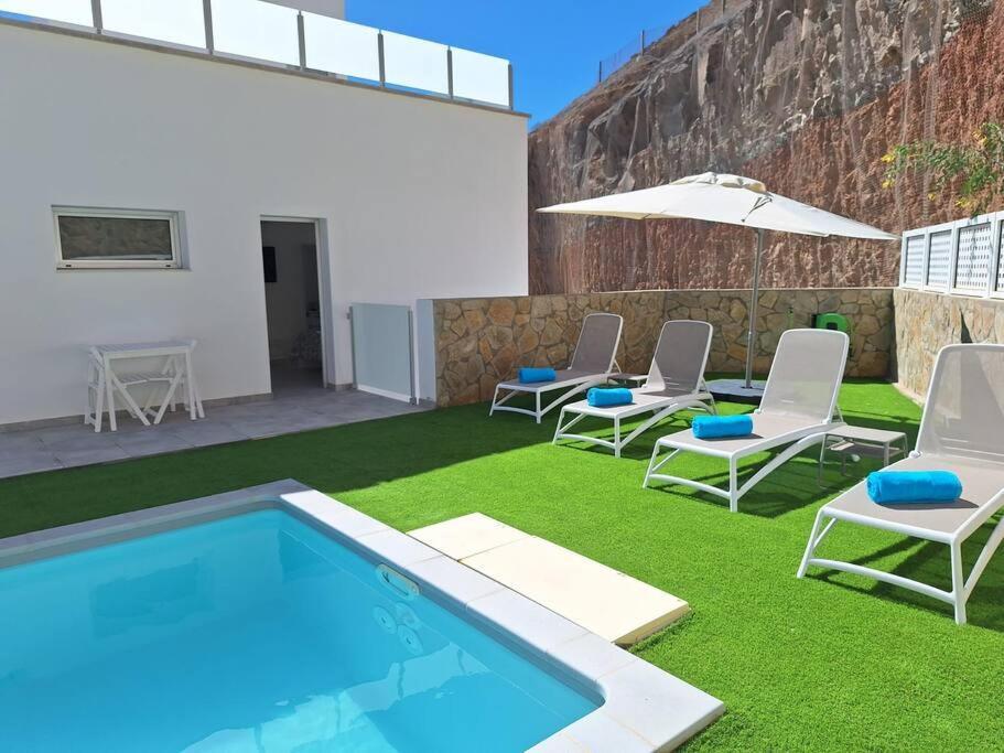 Malibu Mogan Secret Pool Villa - Piscina Privada Y Climatizada - Exclusive Heated Pool La Playa de Tauro Dış mekan fotoğraf