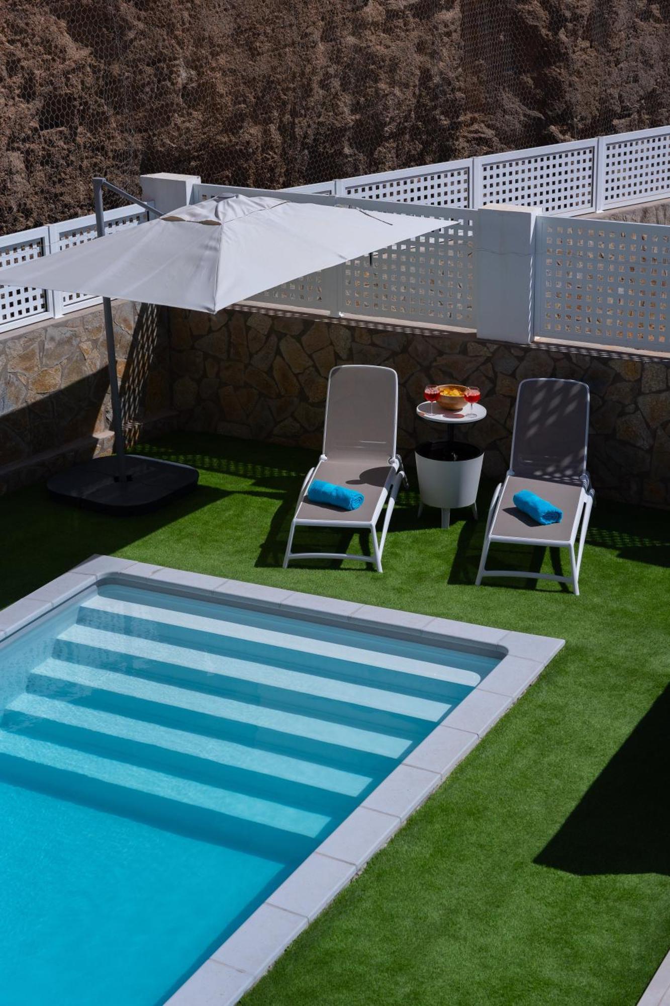 Malibu Mogan Secret Pool Villa - Piscina Privada Y Climatizada - Exclusive Heated Pool La Playa de Tauro Dış mekan fotoğraf