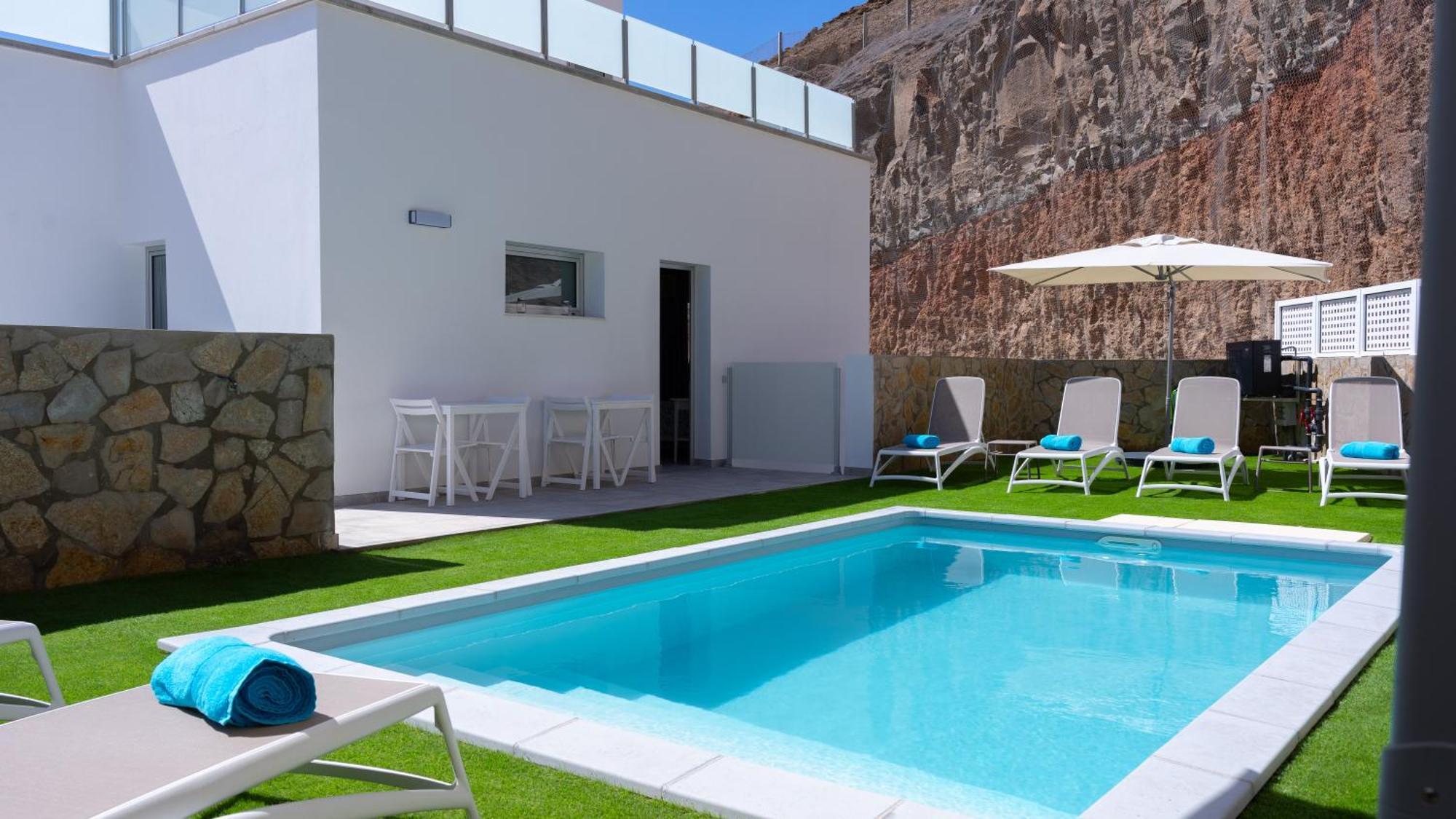 Malibu Mogan Secret Pool Villa - Piscina Privada Y Climatizada - Exclusive Heated Pool La Playa de Tauro Dış mekan fotoğraf